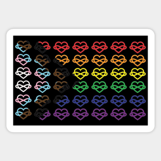 Polyamory Progress Pride Flag Sticker